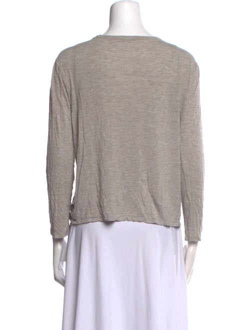T by Alexander Wang Bateau Neckline Long Sleeve Top