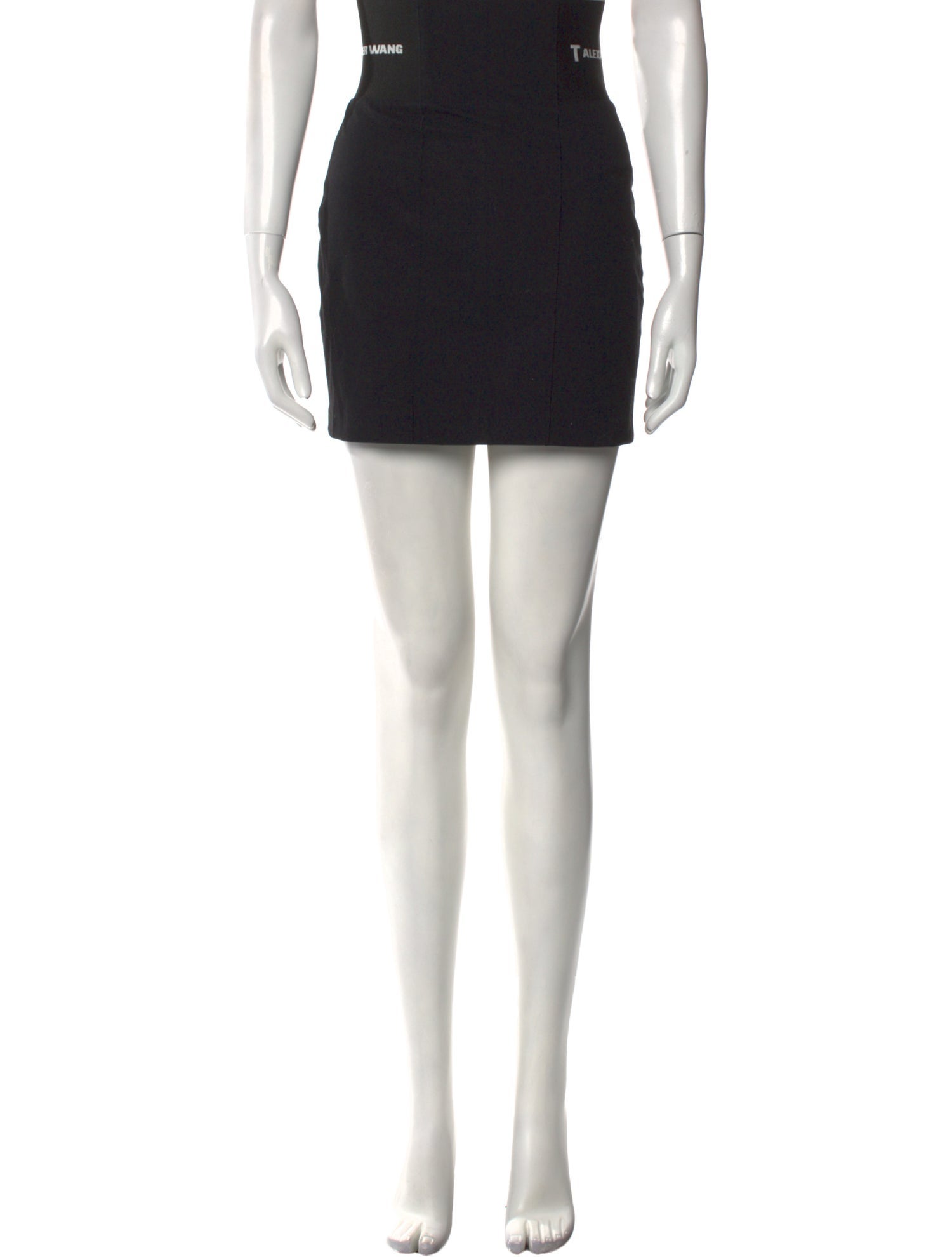 T by Alexander Wang Embroidered Accent Mini Skirt