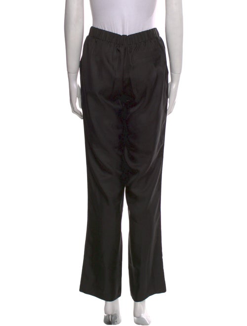T by Alexander Wang Silk Straight Leg Pants