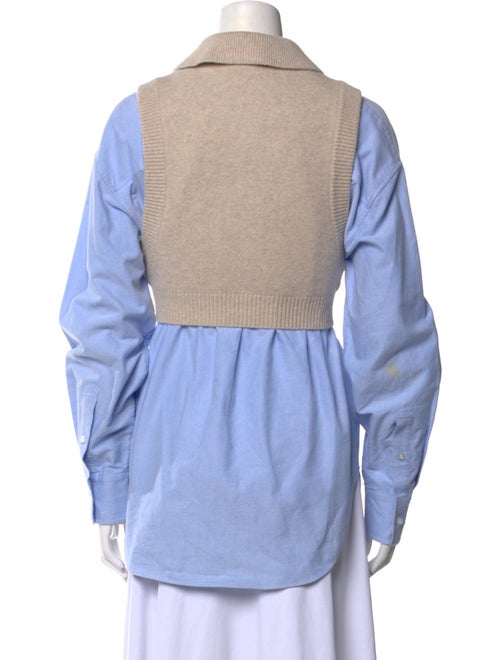 T by Alexander Wang Long Sleeve Button-Up Top