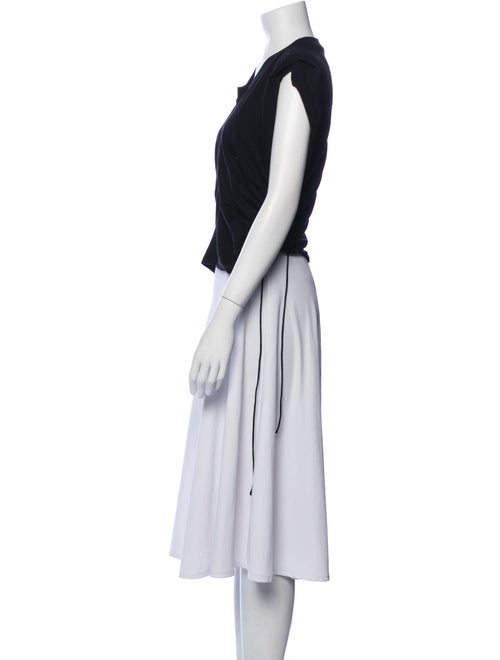 T by Alexander Wang Crew Neck Sleeveless Crop Top