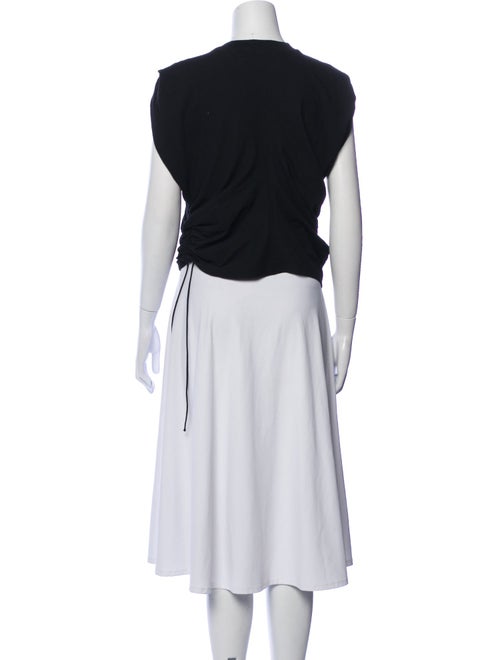 T by Alexander Wang Crew Neck Sleeveless Crop Top