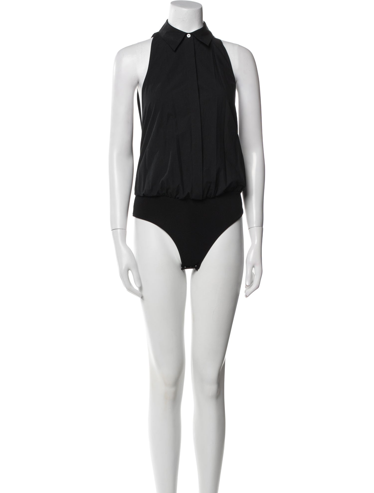 T by Alexander Wang Mock Neck Sleeveless Bodysuit