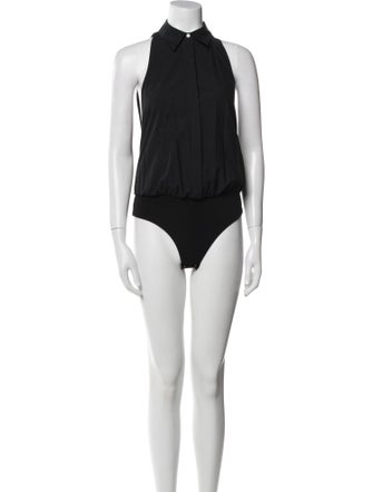 T by Alexander Wang Mock Neck Sleeveless Bodysuit