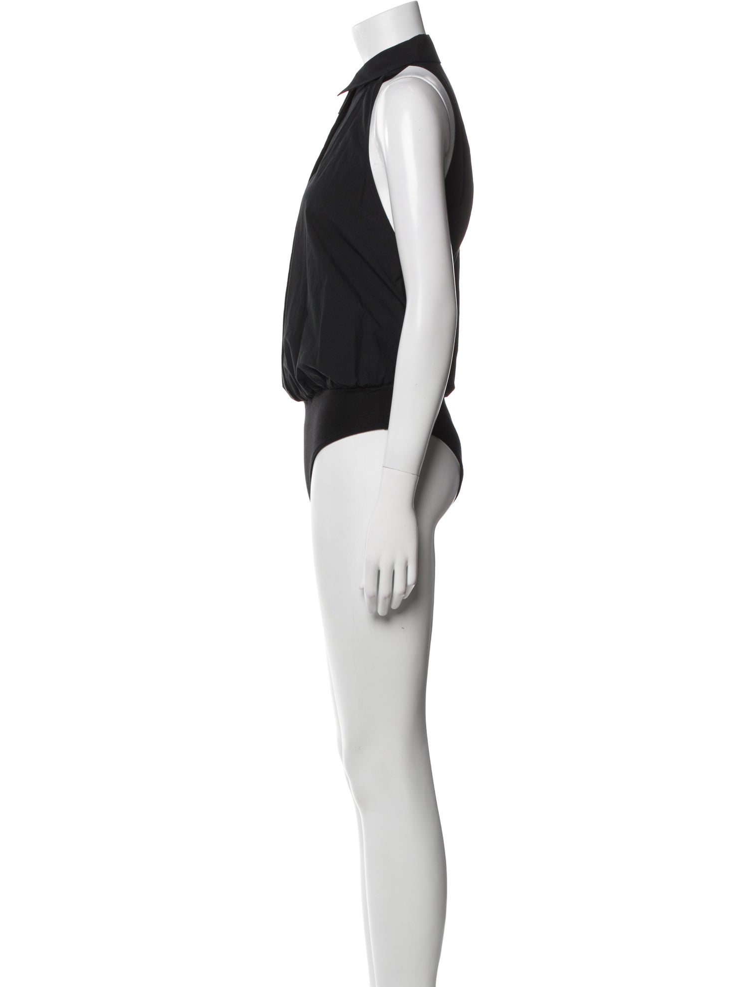 T by Alexander Wang Mock Neck Sleeveless Bodysuit