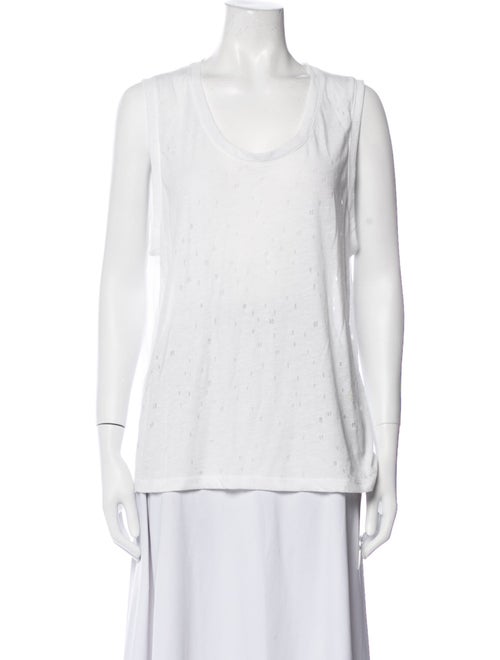 T by Alexander Wang Scoop Neck Sleeveless Top