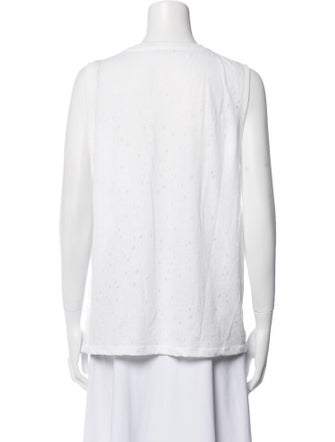 T by Alexander Wang Scoop Neck Sleeveless Top