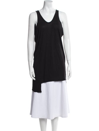 T by Alexander Wang Scoop Neck Sleeveless Tunic