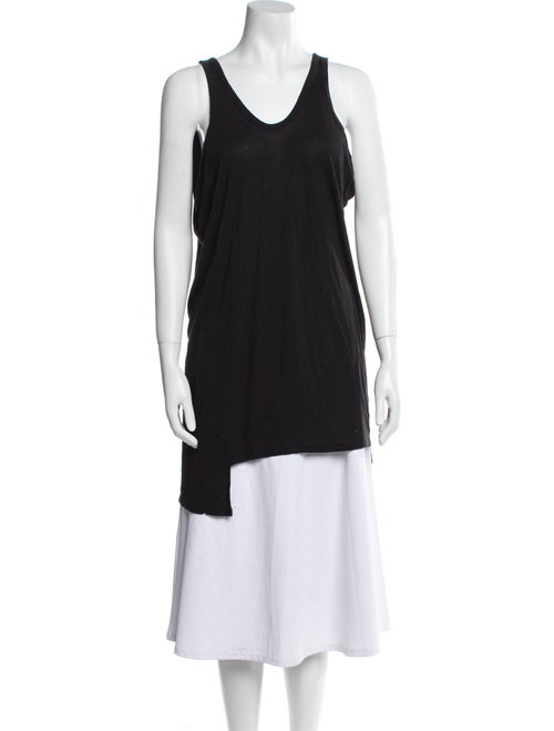T by Alexander Wang Scoop Neck Sleeveless Tunic