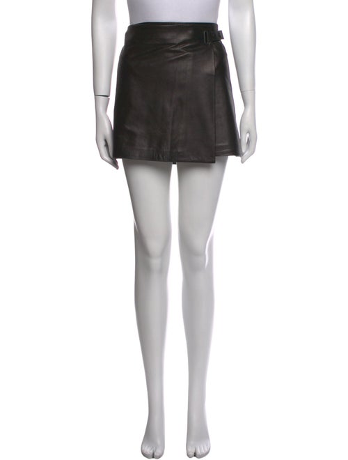 T by Alexander Wang Lambskin Mini Skirt