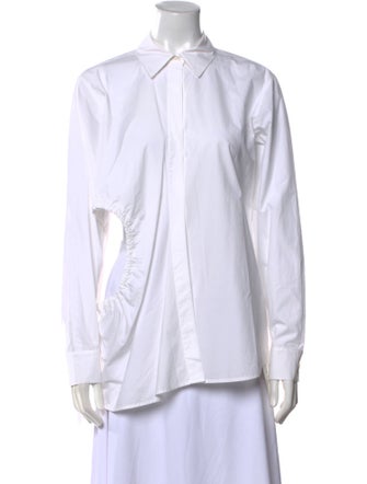 T by Alexander Wang Long Sleeve Button-Up Top