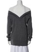 T by Alexander Wang Merino Wool Off-The-Shoulder Sweater
