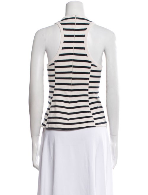T by Alexander Wang Striped Crew Neck Top