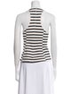 T by Alexander Wang Striped Crew Neck Top