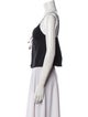 T by Alexander Wang V-Neck Sleeveless Crop Top