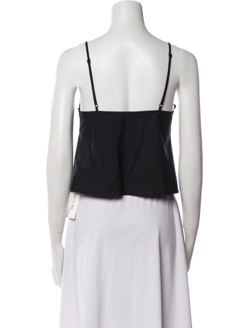 T by Alexander Wang V-Neck Sleeveless Crop Top