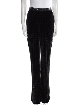 T by Alexander Wang Printed Wide Leg Pants