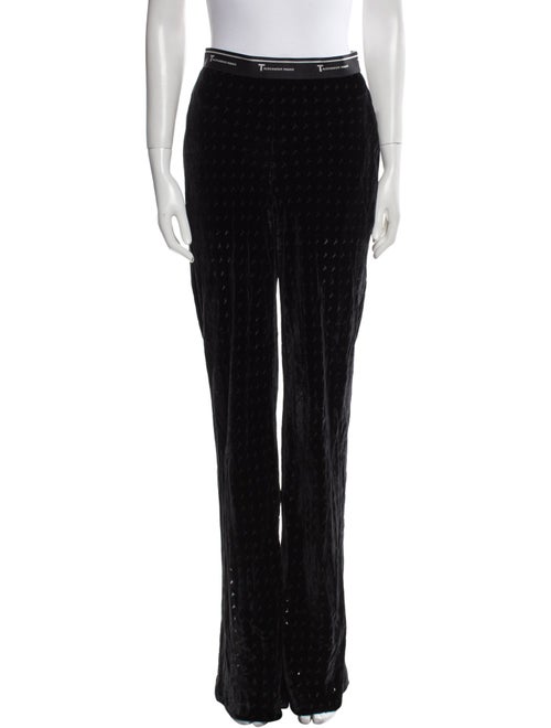 T by Alexander Wang Printed Wide Leg Pants