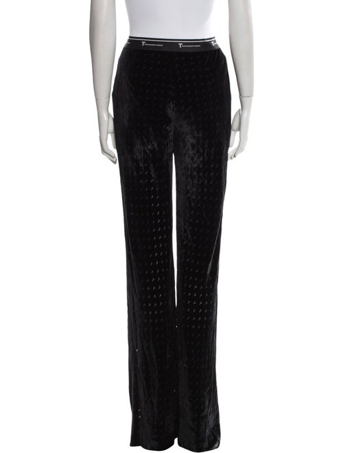 T by Alexander Wang Printed Wide Leg Pants