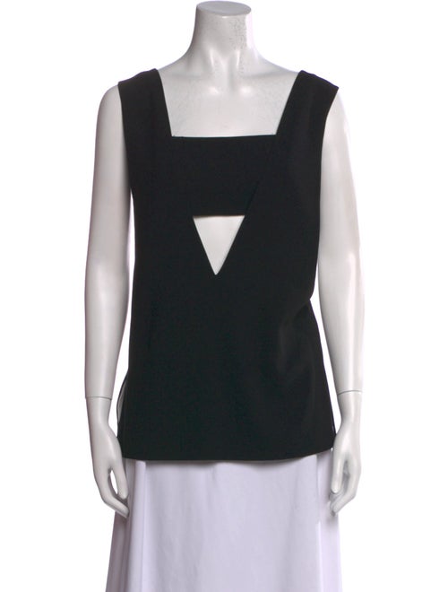 T by Alexander Wang Square Neckline Sleeveless Top