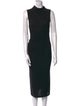 T by Alexander Wang Turtleneck Midi Length Dress