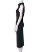 T by Alexander Wang Turtleneck Midi Length Dress