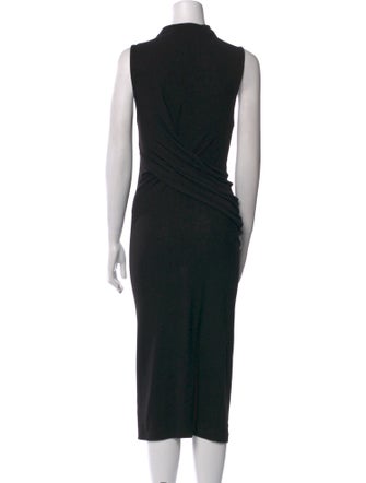 T by Alexander Wang Turtleneck Midi Length Dress