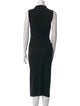 T by Alexander Wang Turtleneck Midi Length Dress
