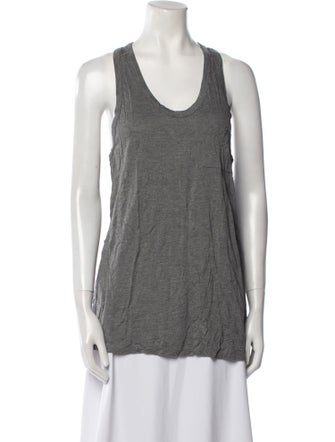 T by Alexander Wang Scoop Neck Sleeveless Top