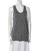 T by Alexander Wang Scoop Neck Sleeveless Top