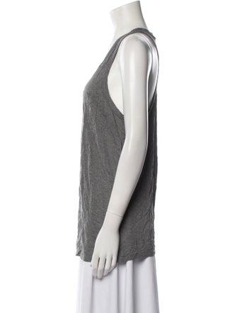 T by Alexander Wang Scoop Neck Sleeveless Top