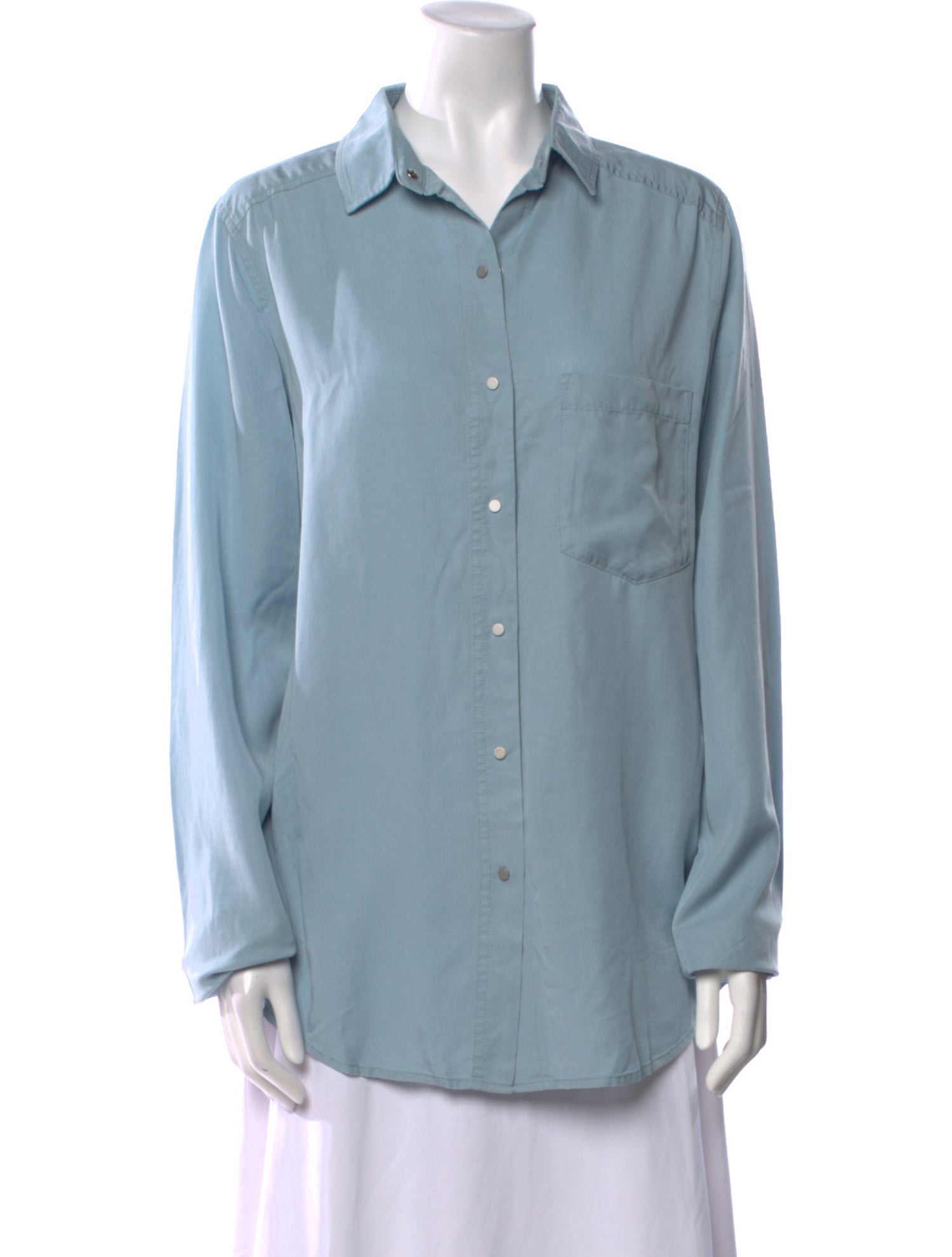 T by Alexander Wang Long Sleeve Button-Up Top