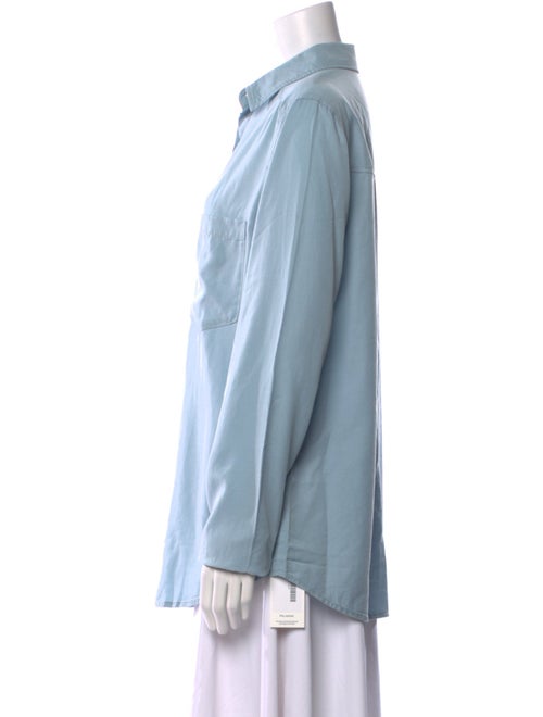 T by Alexander Wang Long Sleeve Button-Up Top