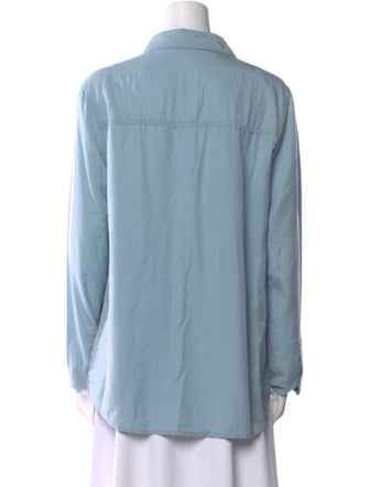 T by Alexander Wang Long Sleeve Button-Up Top