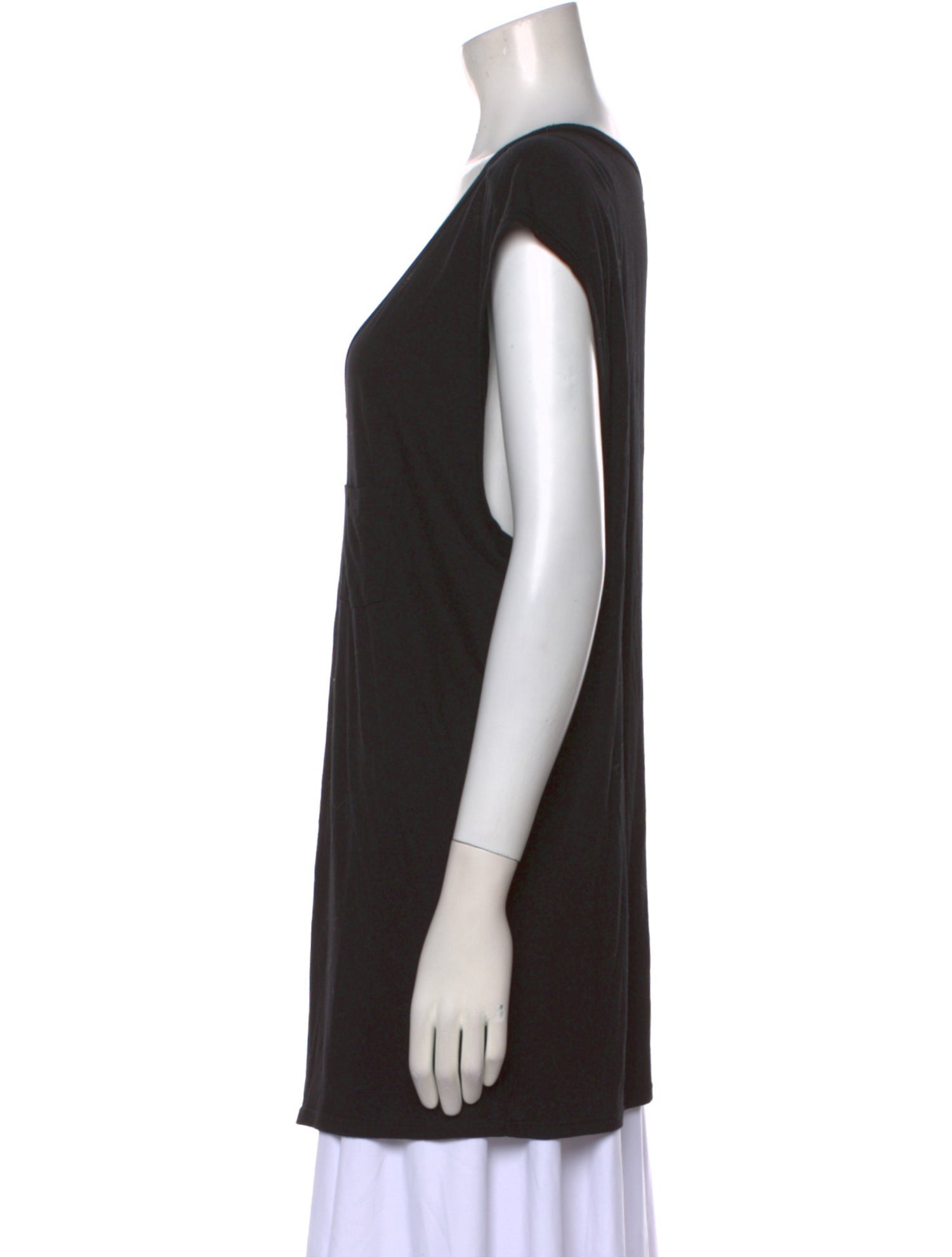 T by Alexander Wang V-Neck Short Sleeve Blouse