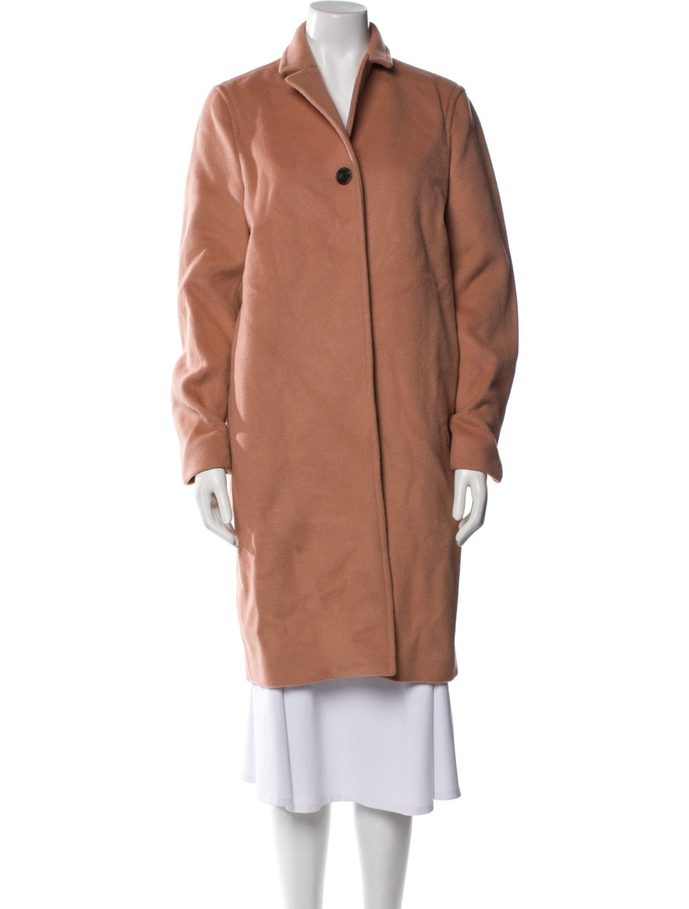 T by Alexander Wang Wool Coat Pink Pointed Collar… - image 1