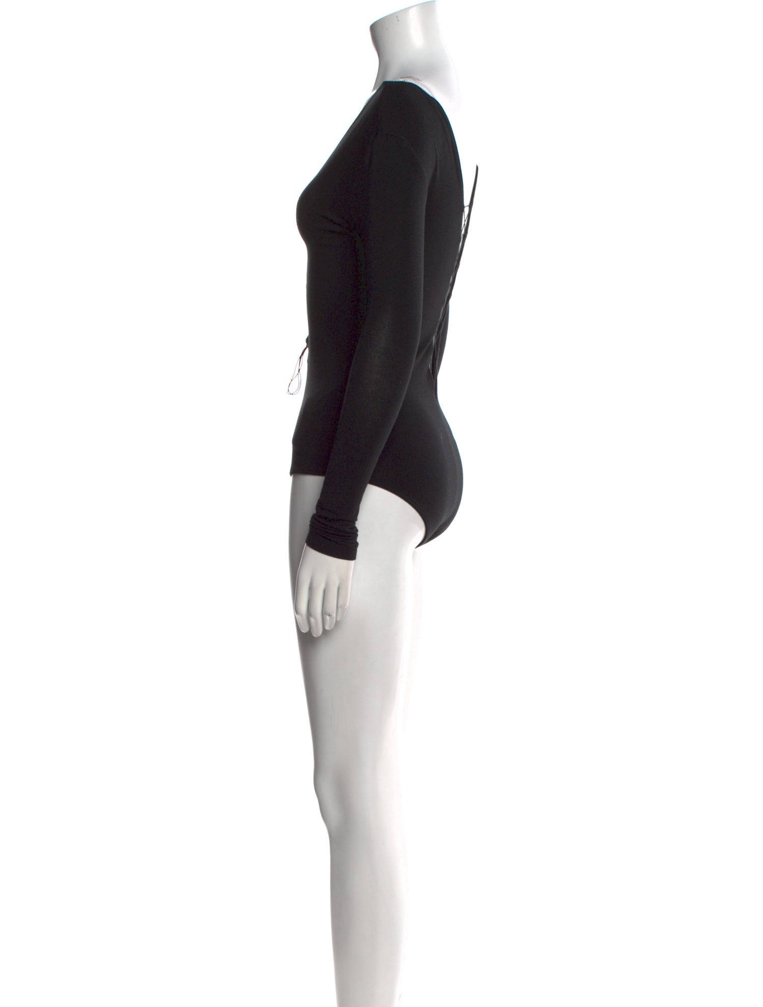 T by Alexander Wang V-Neck Long Sleeve Bodysuit