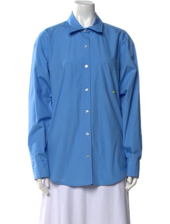 T by Alexander Wang Long Sleeve Button-Up Top