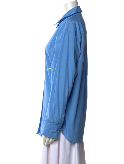 T by Alexander Wang Long Sleeve Button-Up Top