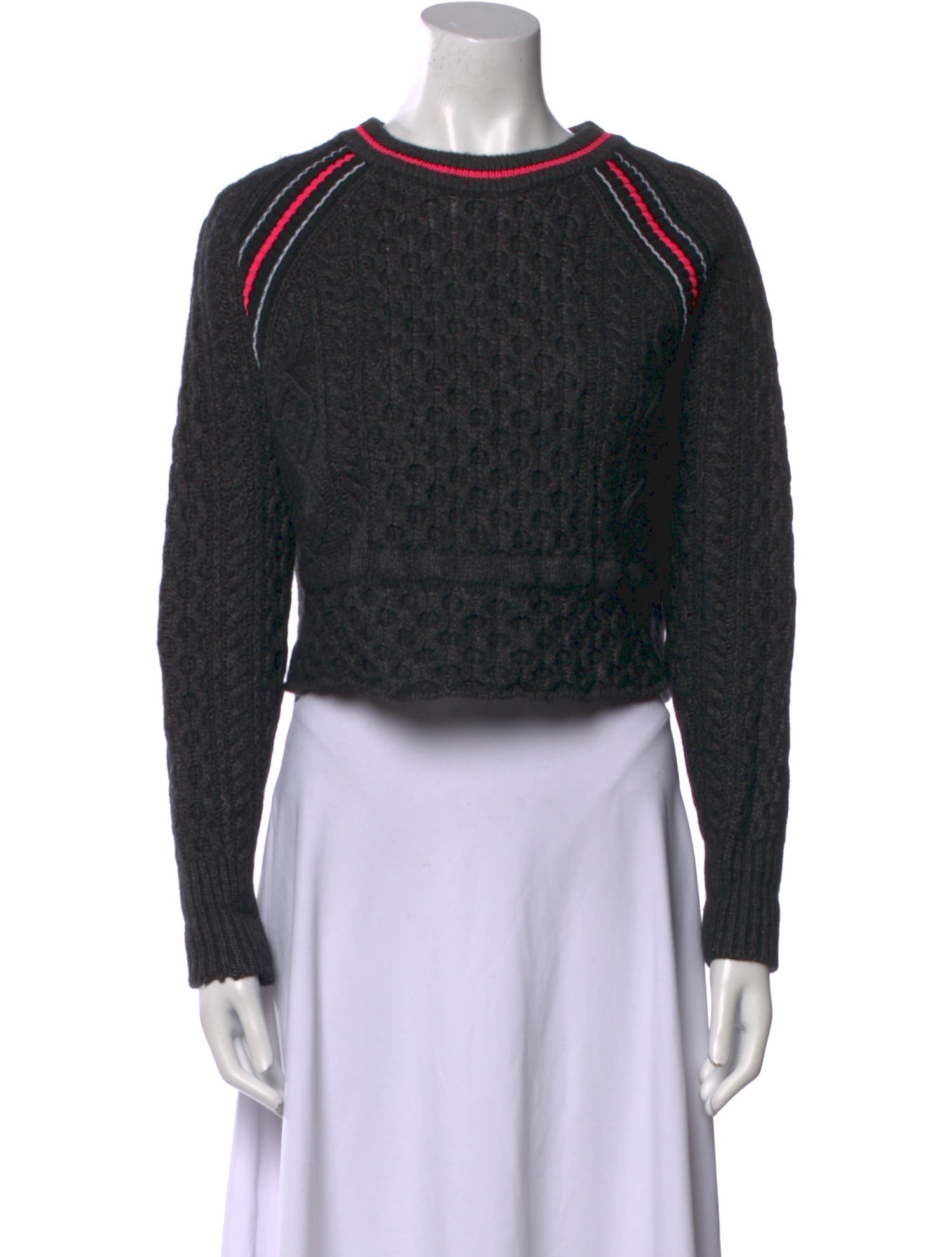 T by Alexander Wang Printed Crew Neck Sweater