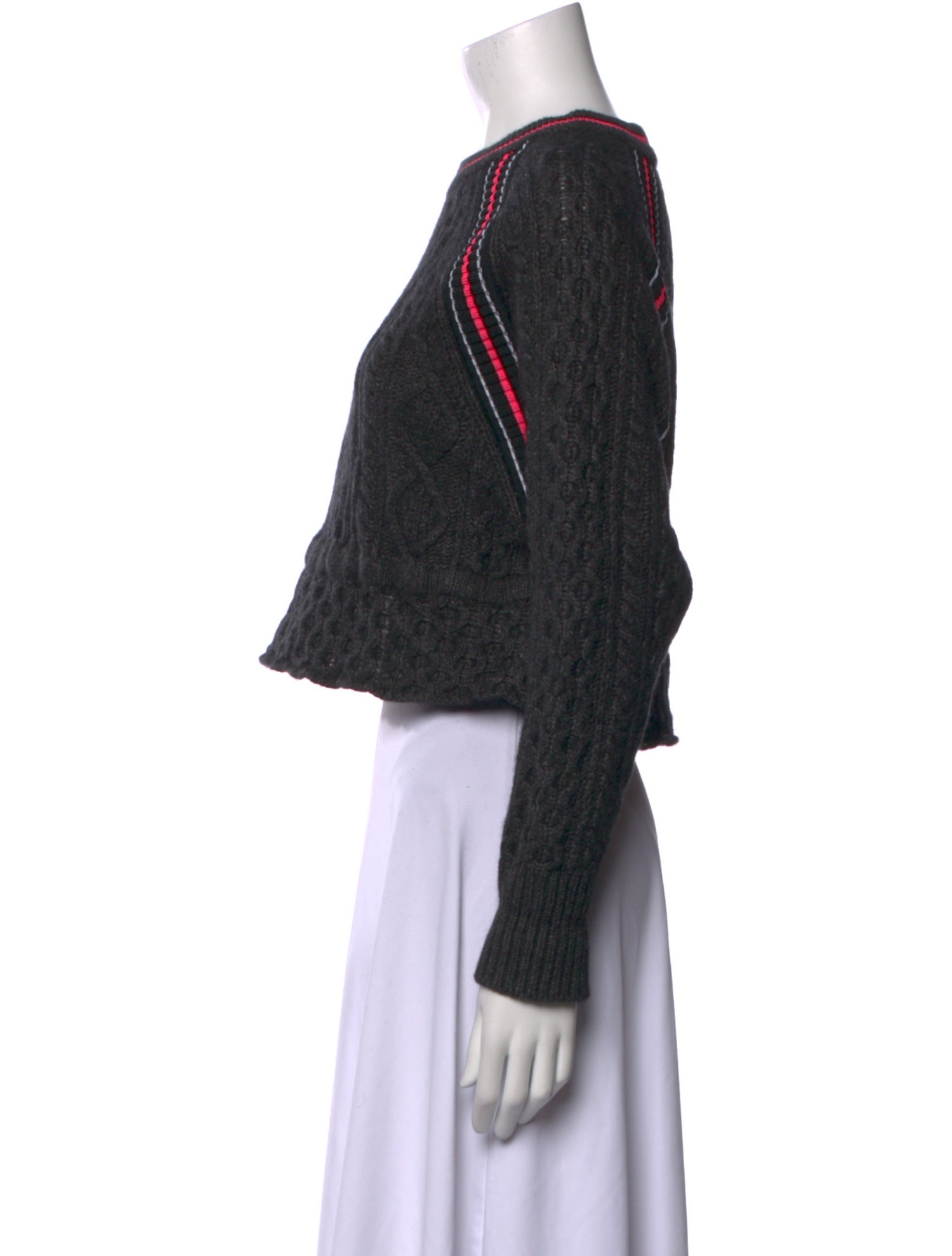 T by Alexander Wang Printed Crew Neck Sweater