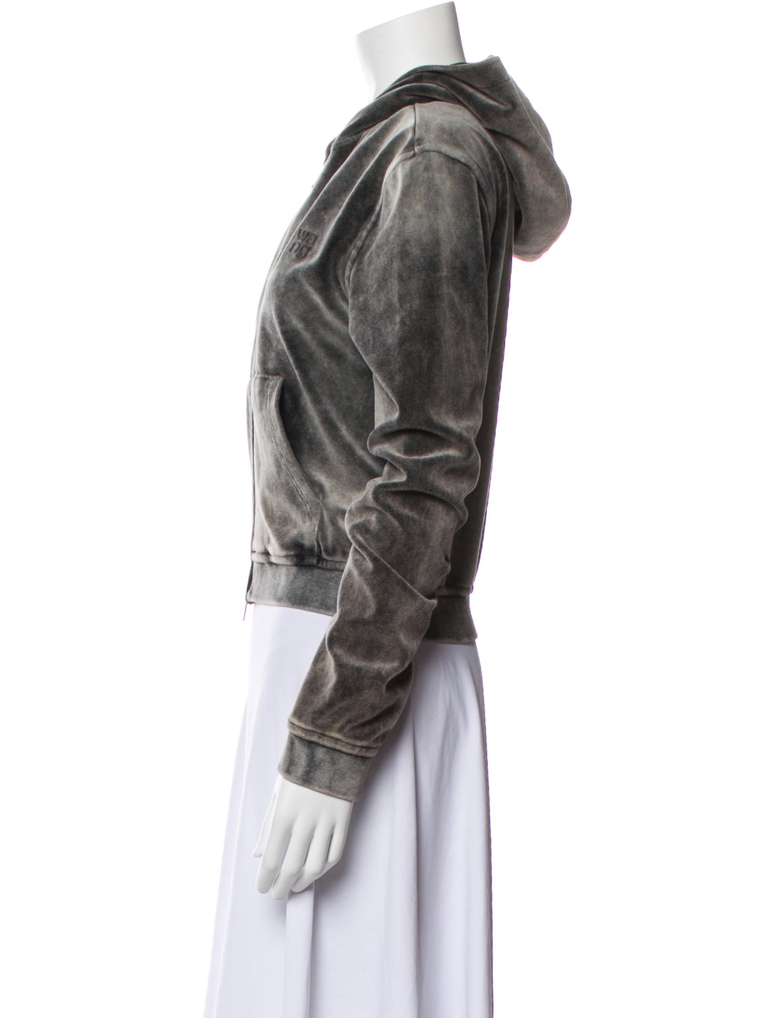 T by Alexander Wang Tie-Dye Print Biker Jacket