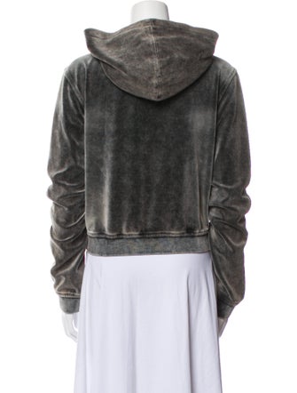 T by Alexander Wang Tie-Dye Print Biker Jacket