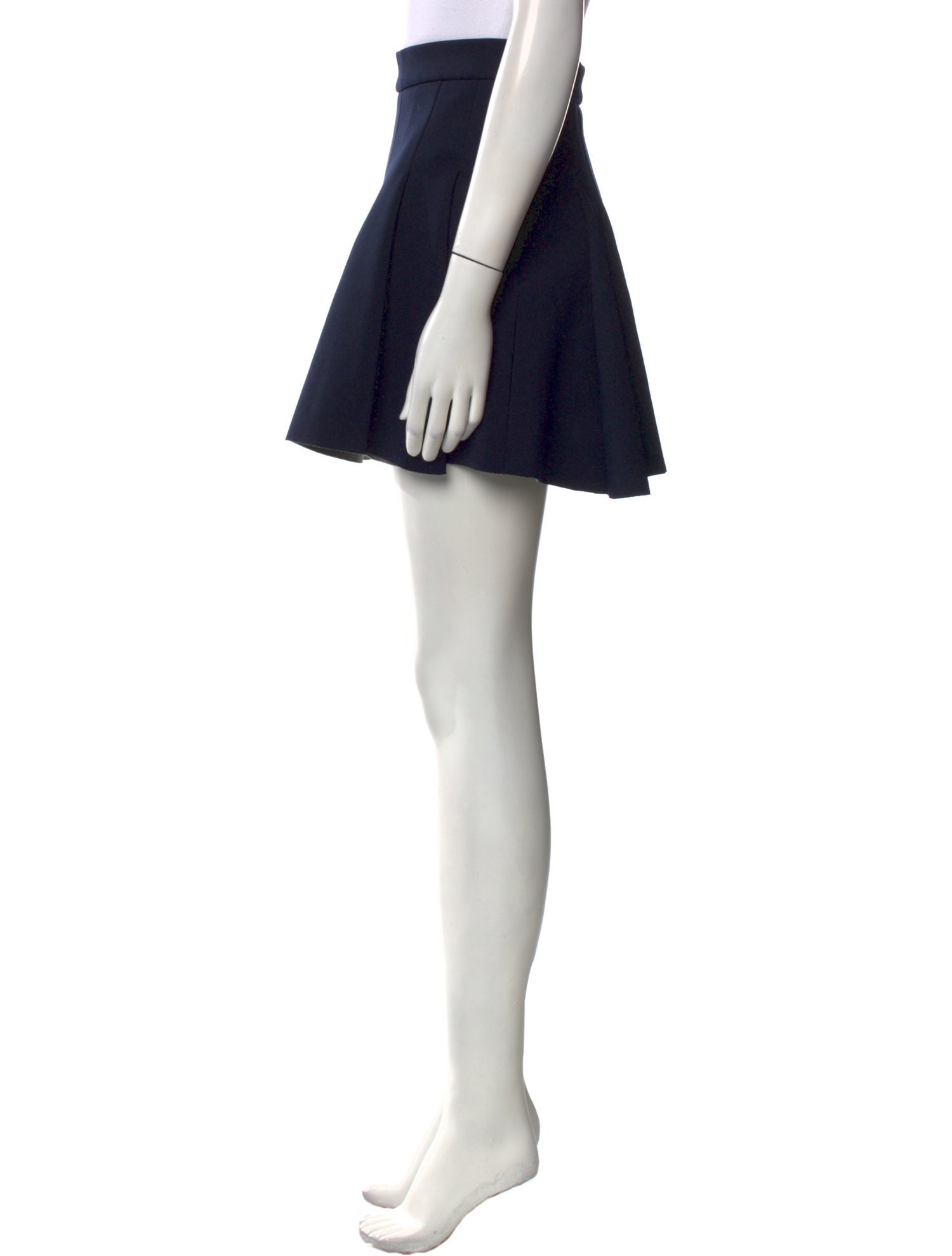 T by Alexander Wang Pleated Accents Mini Skirt