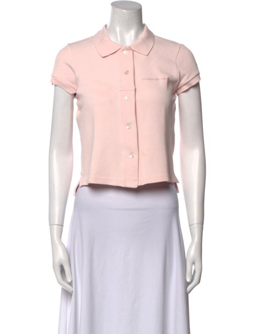 T by Alexander Wang Short Sleeve Crop Top