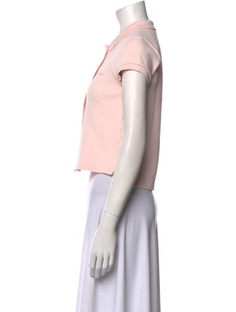 T by Alexander Wang Short Sleeve Crop Top