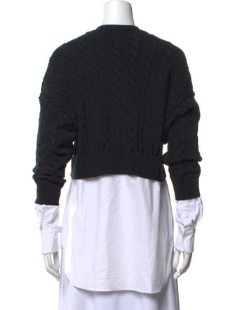 T by Alexander Wang V-Neck Long Sleeve Button-Up Top