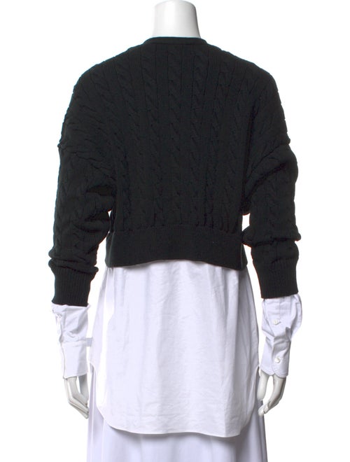 T by Alexander Wang V-Neck Long Sleeve Button-Up Top