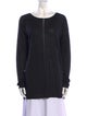 T by Alexander Wang Merino Wool Scoop Neck Sweater