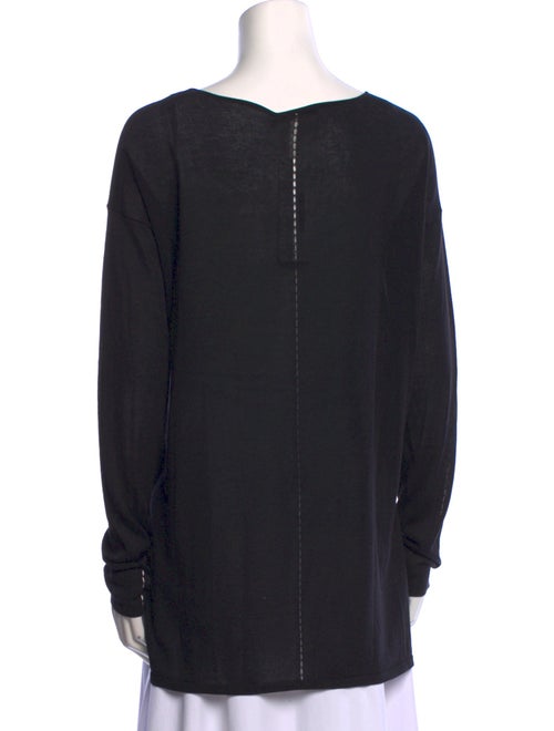T by Alexander Wang Merino Wool Scoop Neck Sweater
